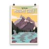 Poster Vintage Pré de Madame Carle Ecrins