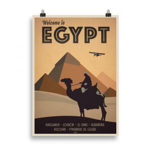 Poster Travel Vintage "Welcome to Egypt"