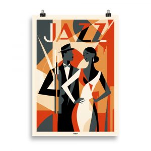 Poster Art Vintage "Jazz Cub'Art"