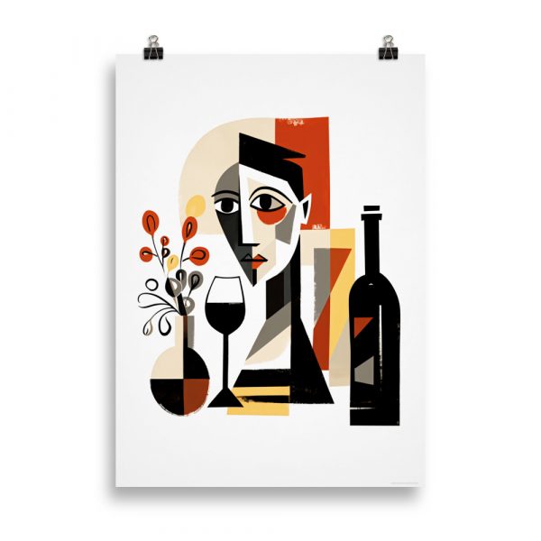 oster de décoration - Picasso Cuisine : Une interprétation cubiste audacieuse de l'art culinaire