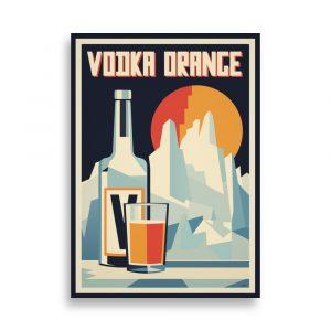 Vodka Orange vintage psoter art deco drink