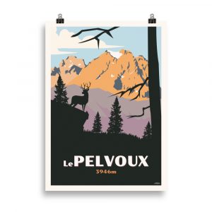 Vintage Poster: Pelvoux Puy Saint Vincent