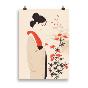 Vintage Zen Asia Poster: Immerse yourself in the tranquility of the East with our captivating vintage poster, featuring serene imagery that evokes the peaceful essence of Zen.