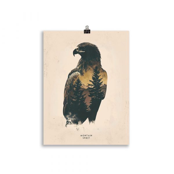 Vintage Pop Art Poster "Eagle Mountain Spirit" - Image 2