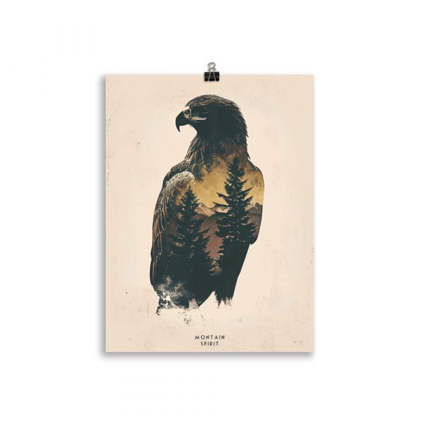 Poster Vintage Pop Art "Eagle Montain Spirit" – Image 2