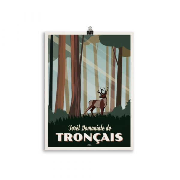 Poster Vintage "Forêt Domaniale de Tronçais" – Image 2