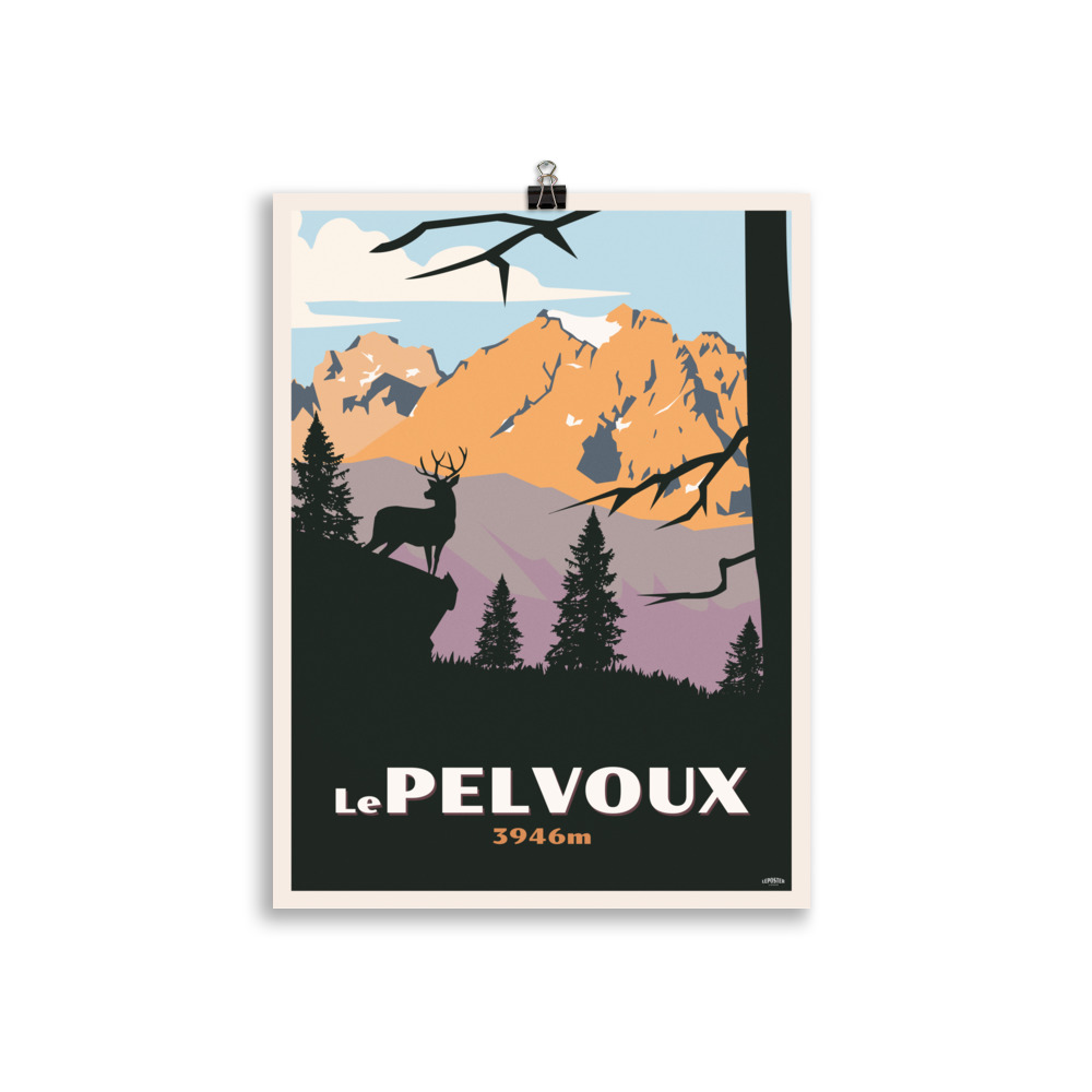 Poster Vintage "Pelvoux et le Cerf" – Image 2