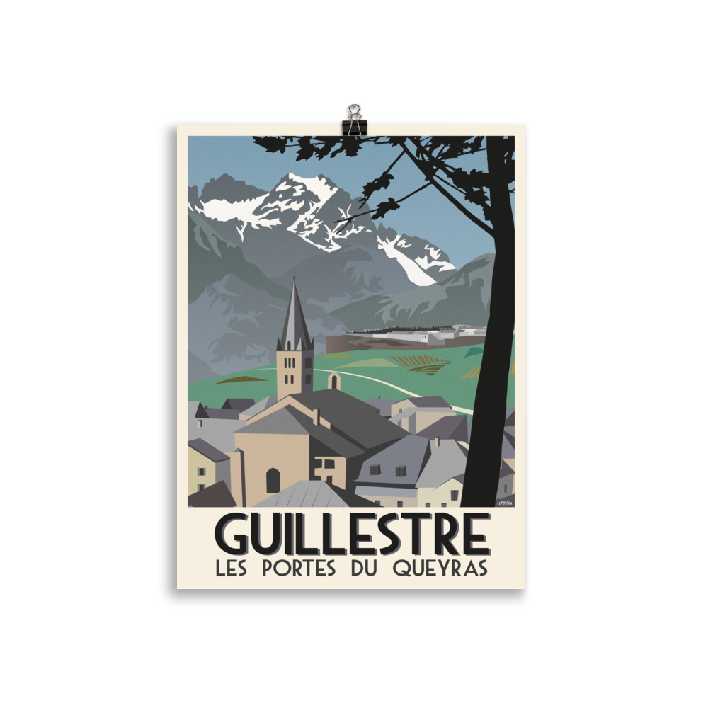 Poster vintage "Guillestre les portes du Queyras" – Image 2