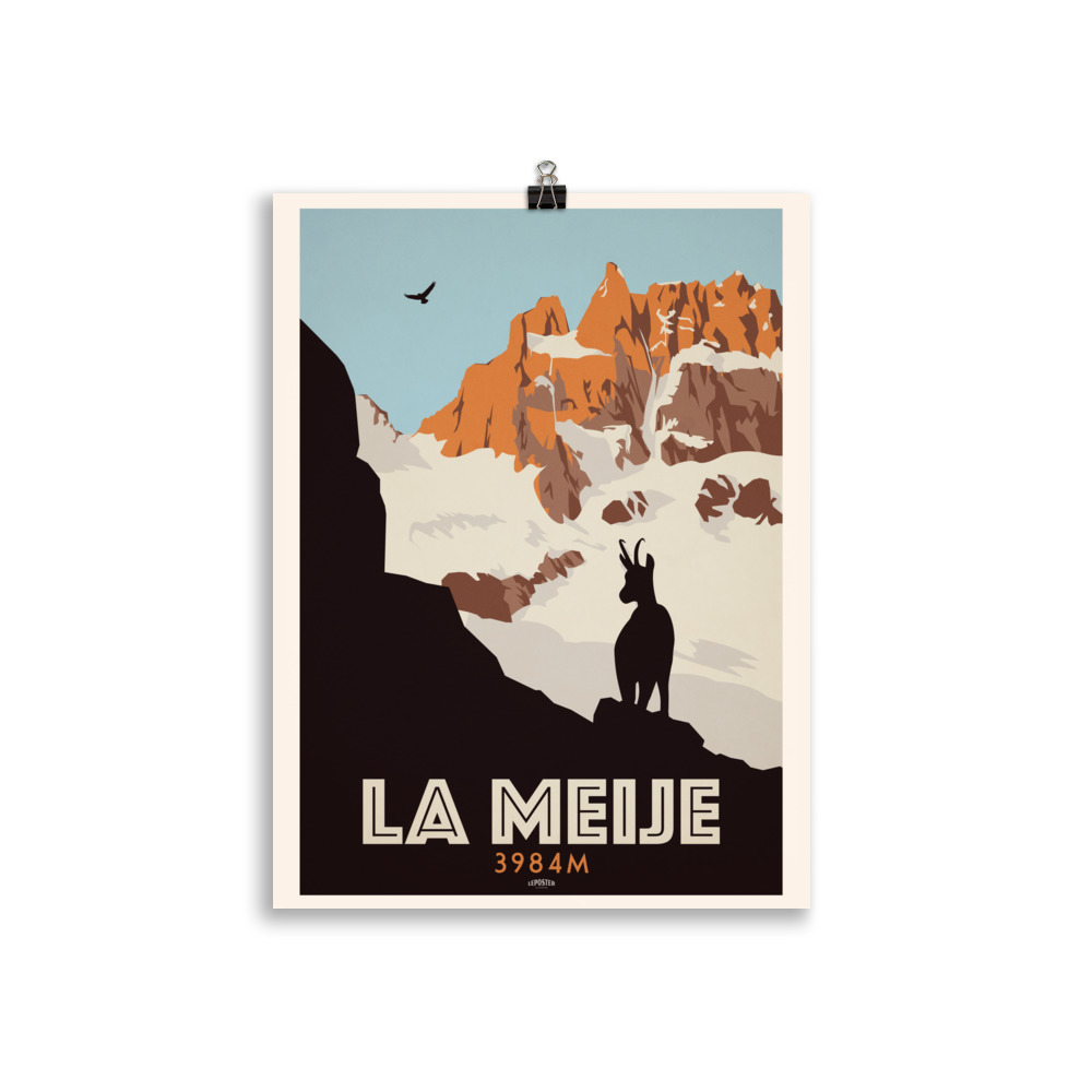Poster Vintage "La Meije" Hautes-Alpes – Image 2