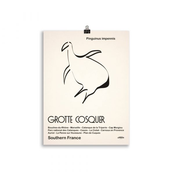 Poster Minimaliste  Marseille "Grotte Cosquer"  Pingouin – Image 2