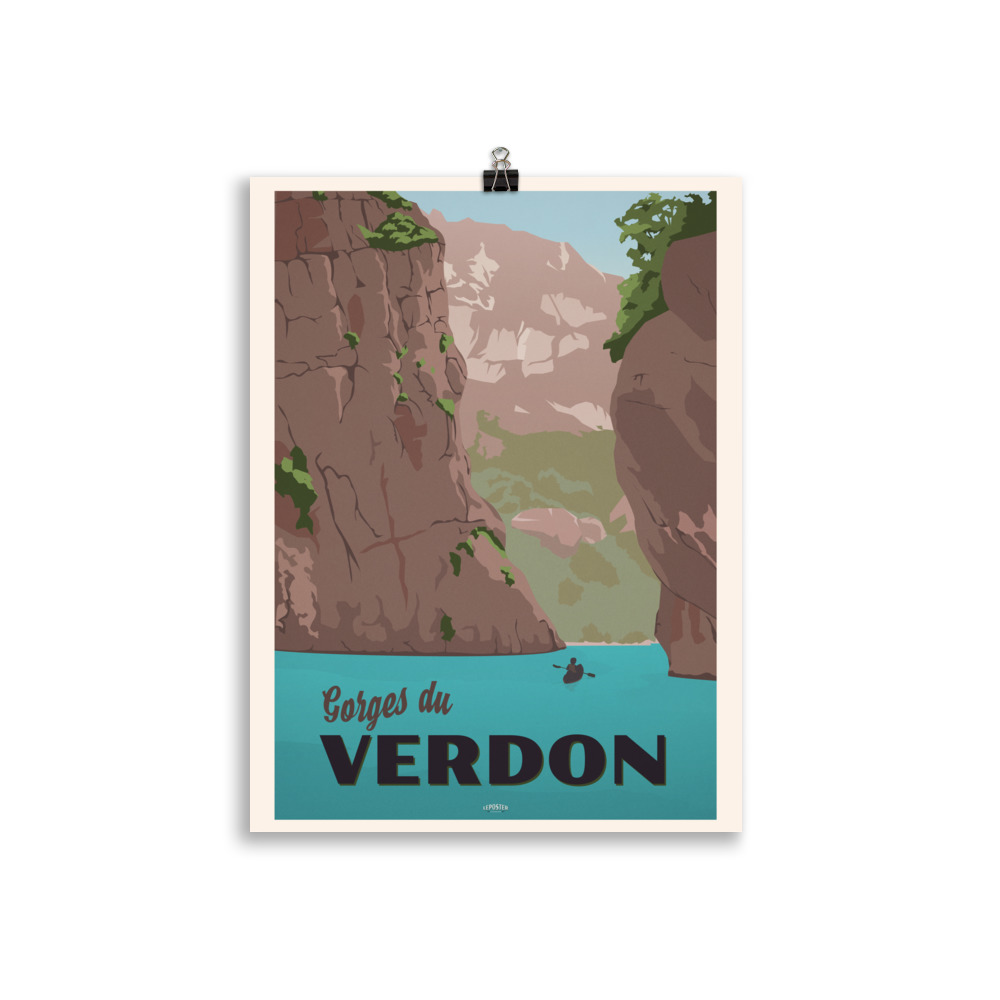 Poster vintage "Gorges du Verdon" – Image 2
