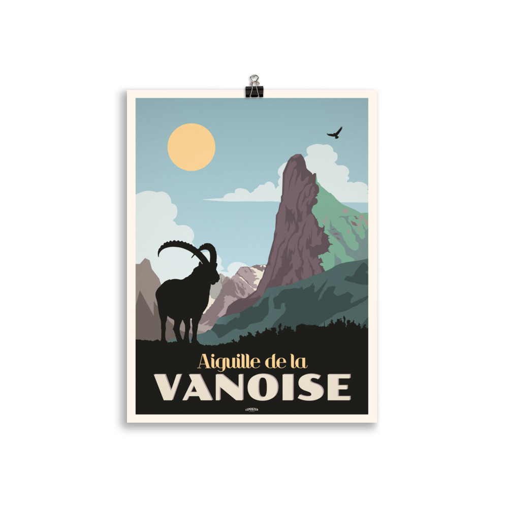 Poster Travel Vintage " Aiguille de la Vanoise " – Image 2
