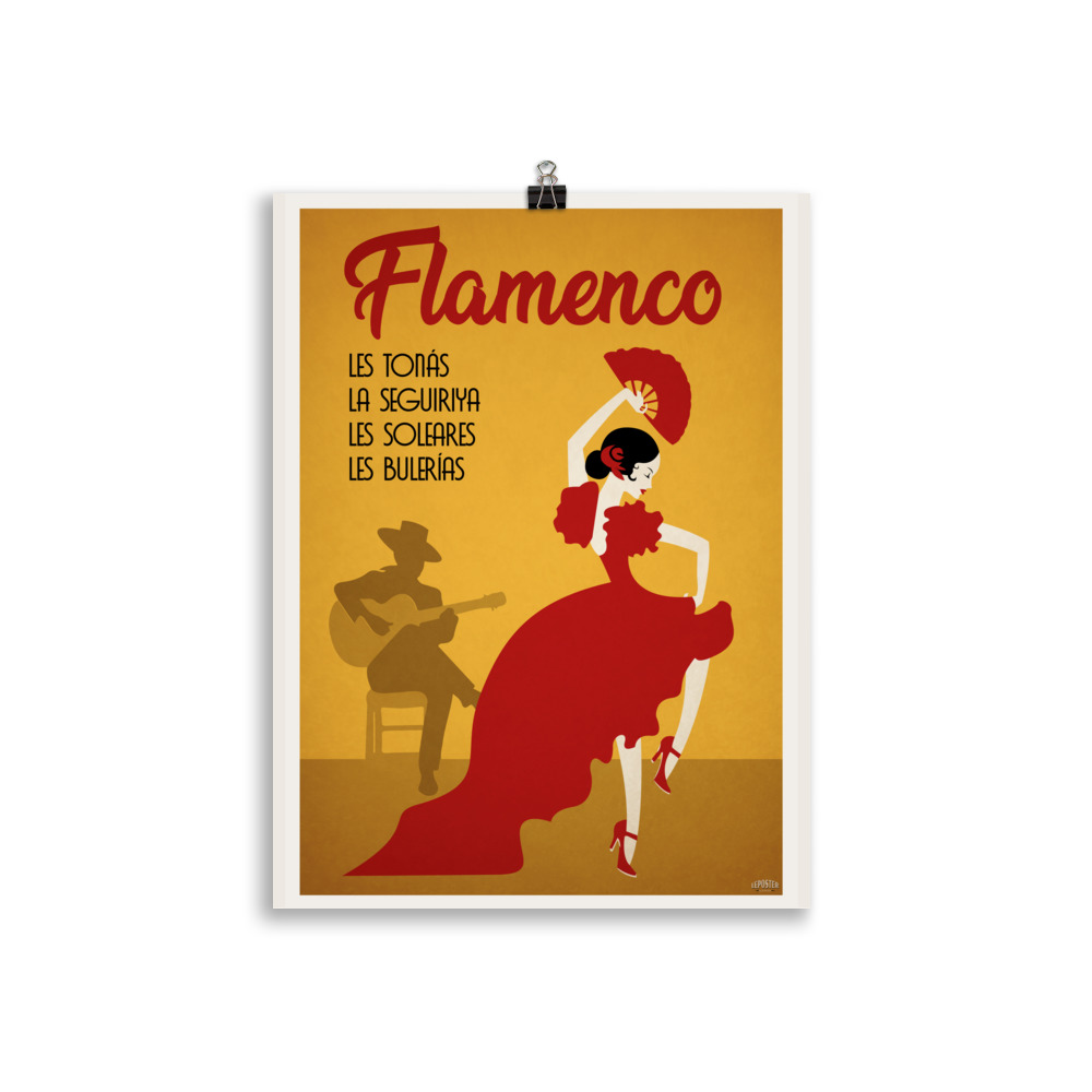 Poster Vintage " Danseuse Flamenco" – Image 2