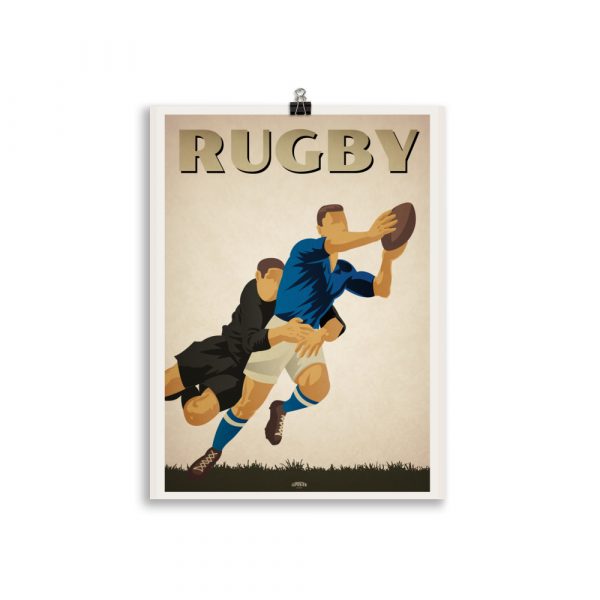 Poster Vintage " Rugby" – Image 2