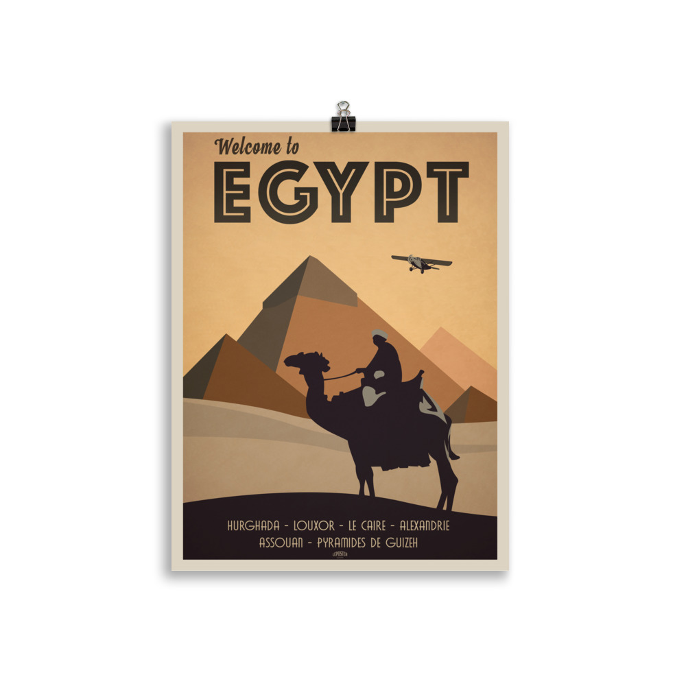 Poster Travel Vintage "Welcome to Egypt" – Image 2