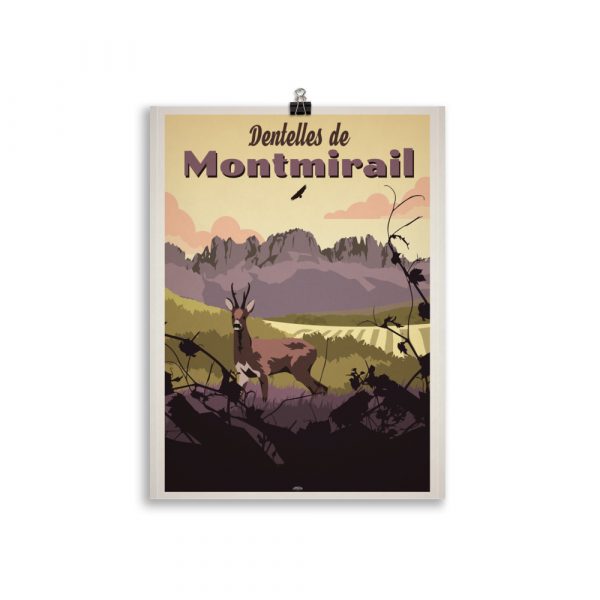 Poster Vintage "Dentelles de Montmirail" Baronnies Provençales – Image 2