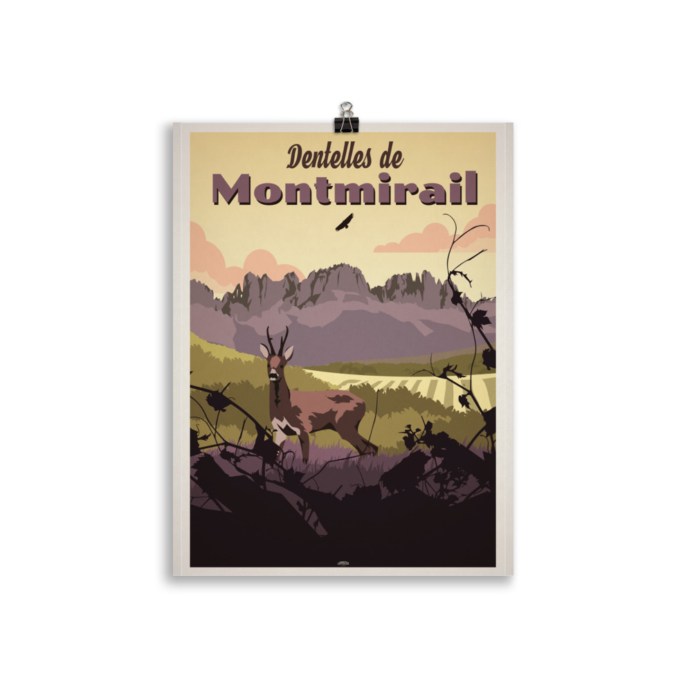 Poster Vintage "Dentelles de Montmirail" Baronnies Provençales – Image 2