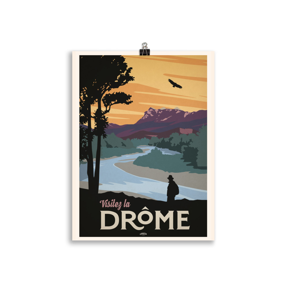 Poster Travel Vintage "Visitez la Drôme" – Image 2