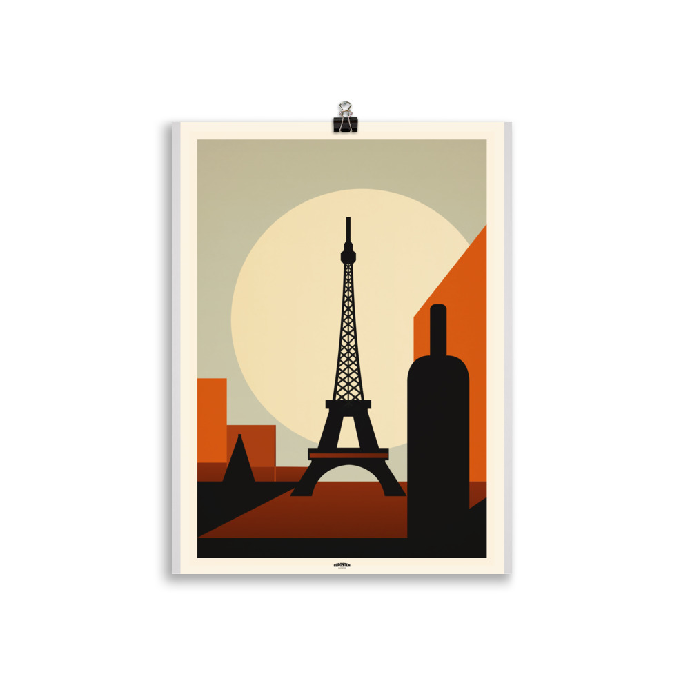 Poster Vintage "Paris Cub'Art" – Image 2