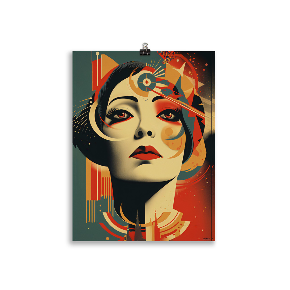 Poster SF Vintage "Woman of the Moon" – Image 2