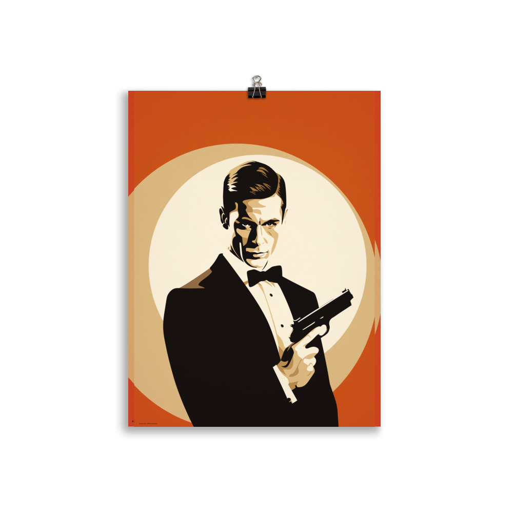Poster cinéma vintage d'Espion Rétro – Image 2
