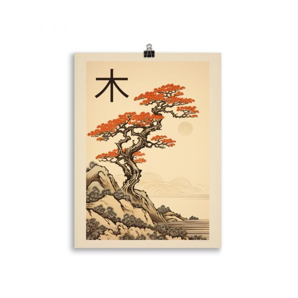 Poster Vintage "Ukiyo-e de l'Arbre-Japonais" – Image 2