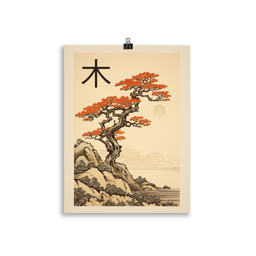 Poster Vintage "Ukiyo-e de l'Arbre-Japonais" – Image 2