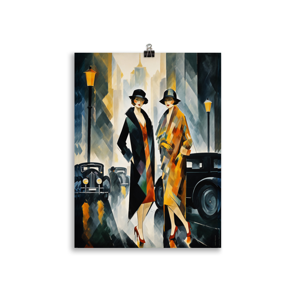 Poster Art Deco "Elegance de Paris la nuit" – Image 2