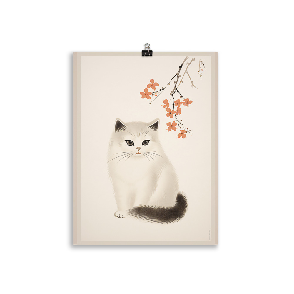 Poster Art Deco "Ukiyo-e Kitten" – Image 2