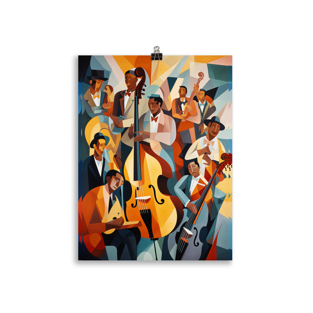 Poster Art Deco "Jazz Art Band" – Image 2