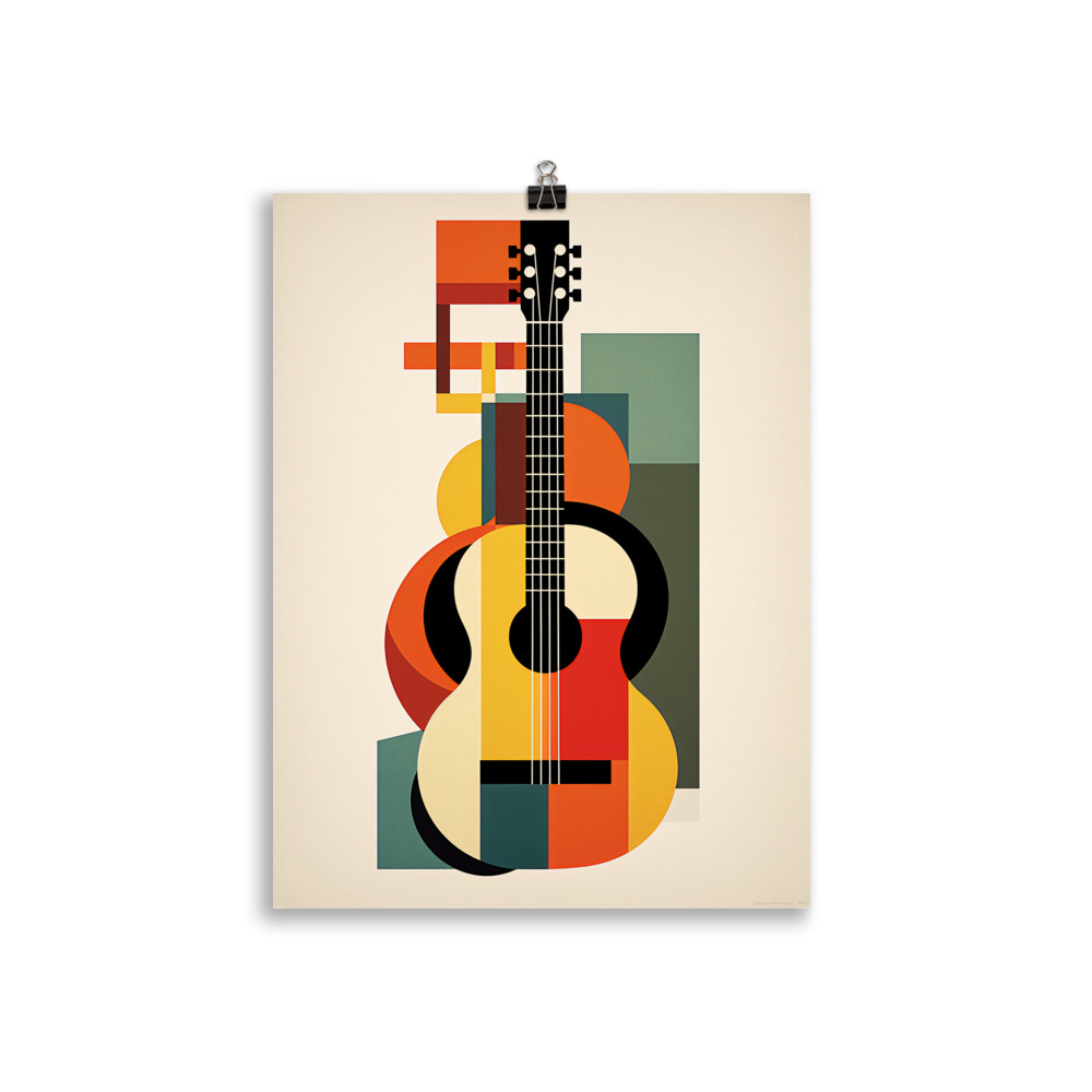 Poster Art Deco " Guit'art" – Image 2