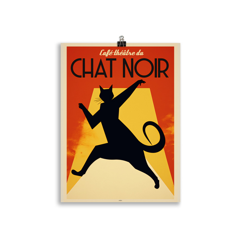 Poster Vintage : Café-Théâtre du Chat Noir – Image 2