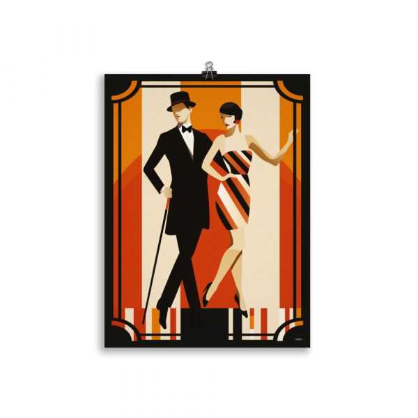Poster Vintage Art-Deco "Dance Retro" – Image 2