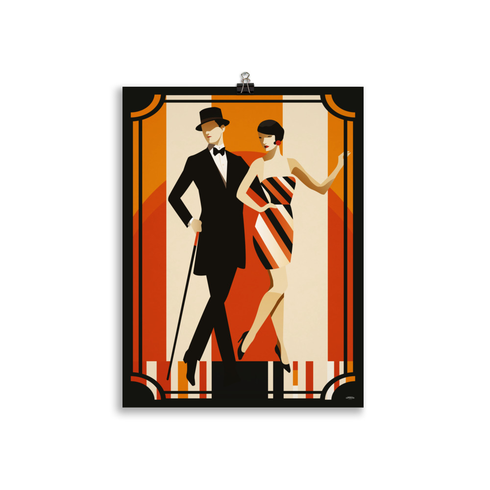 Poster Vintage Art-Deco "Dance Retro" – Image 2