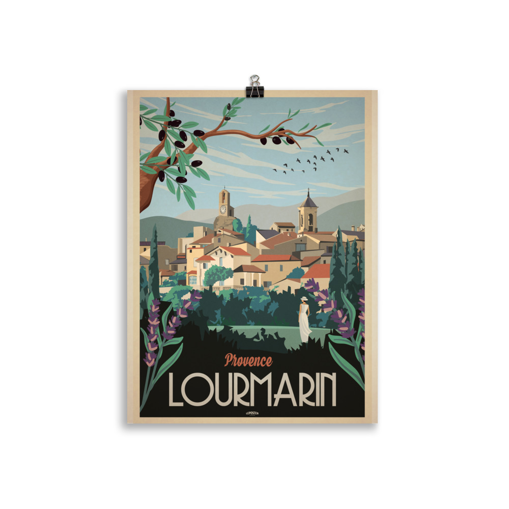 Poster Travel Vintage " Lourmarin - Provence" – Image 2