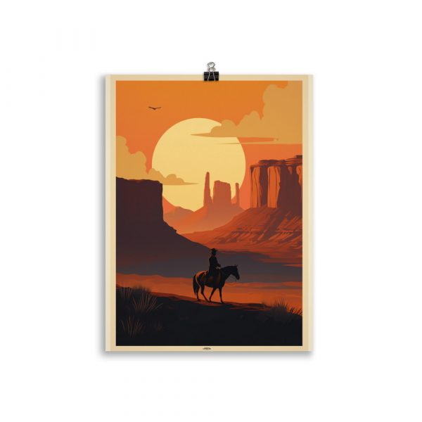 Poster Cinema Vintage "Lonesome Cowboy" – Image 2
