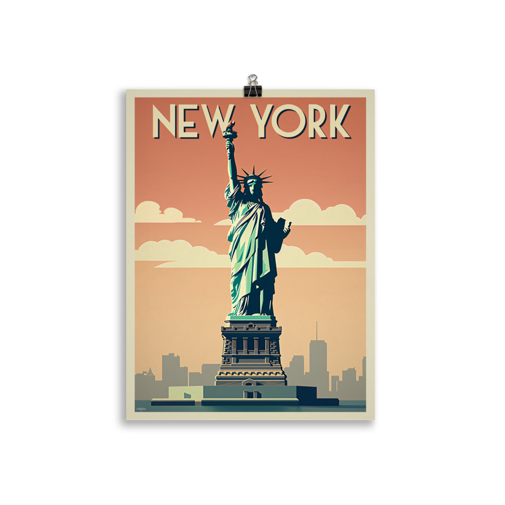 Poster Travel Vintage "New York" – Image 2