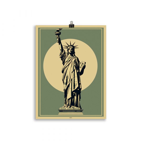 Poster Vintage Minimalist "Statue de la Liberté" – Image 2