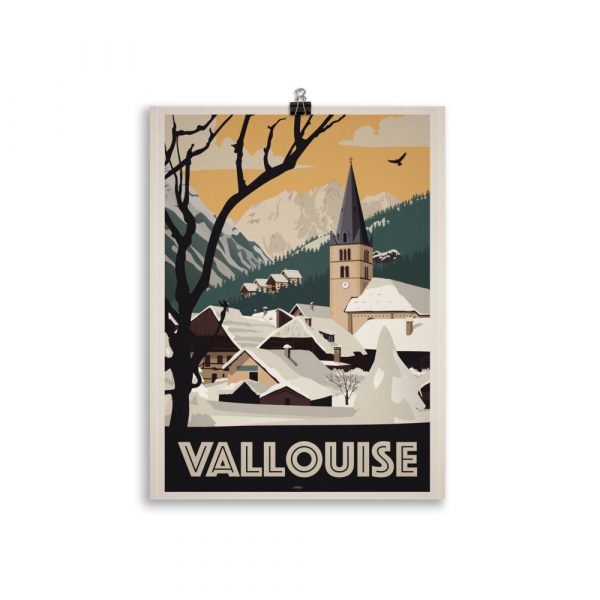 Poster Travel Vintage « Vallouise » – Image 2