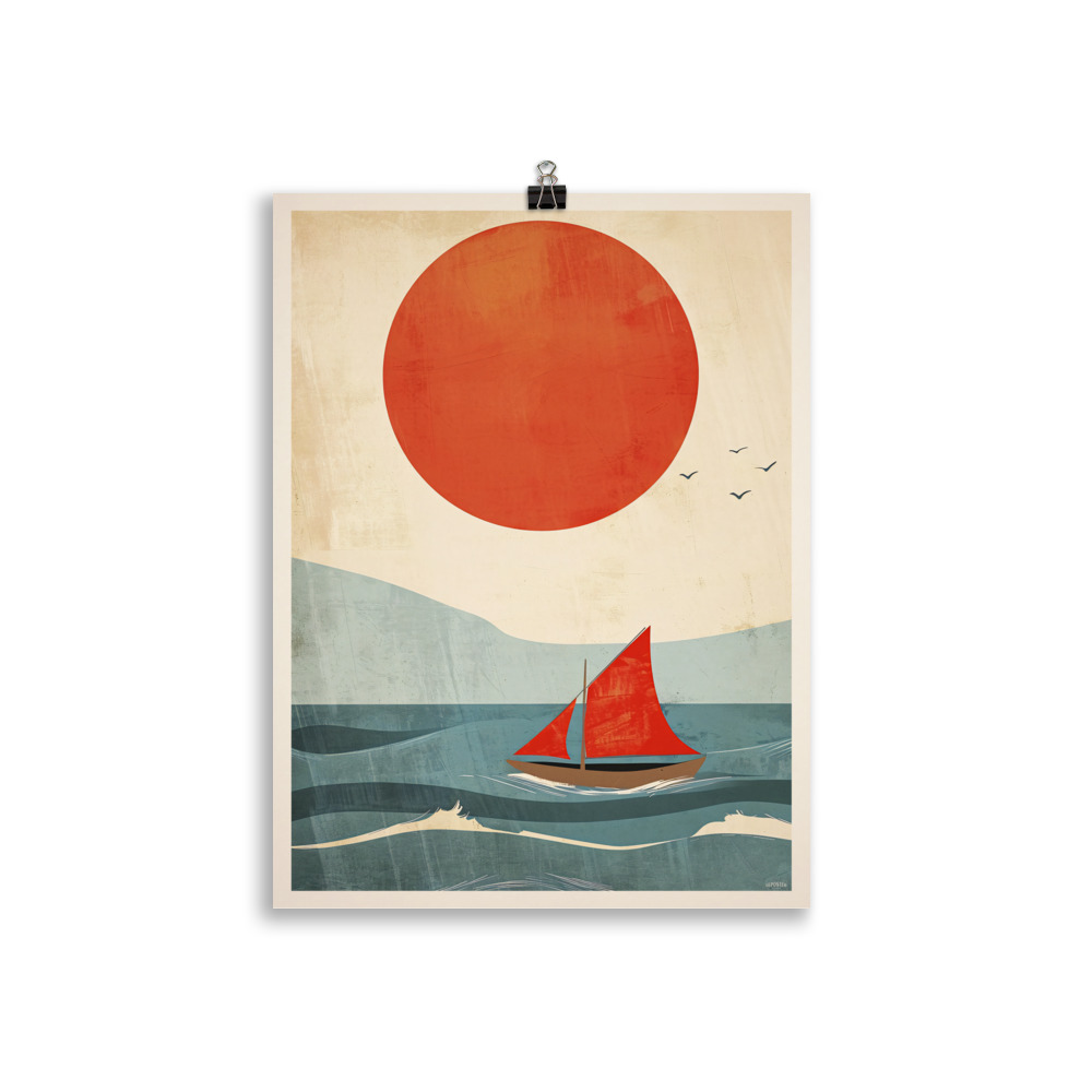 Poster Vintage "Petit Bateau" Chambre d'Enfant – Image 2