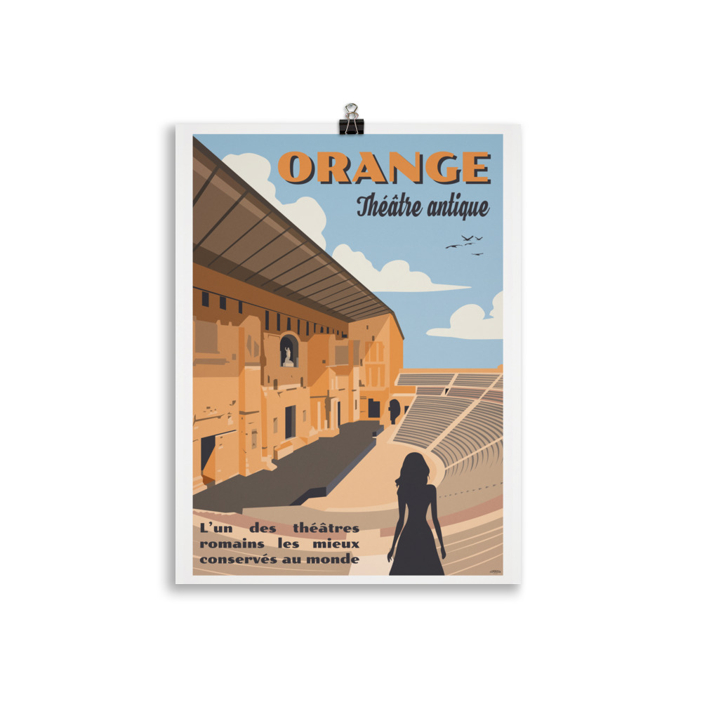 Poster Travel Vintage "Théâtre Antique d'Orange" – Image 2