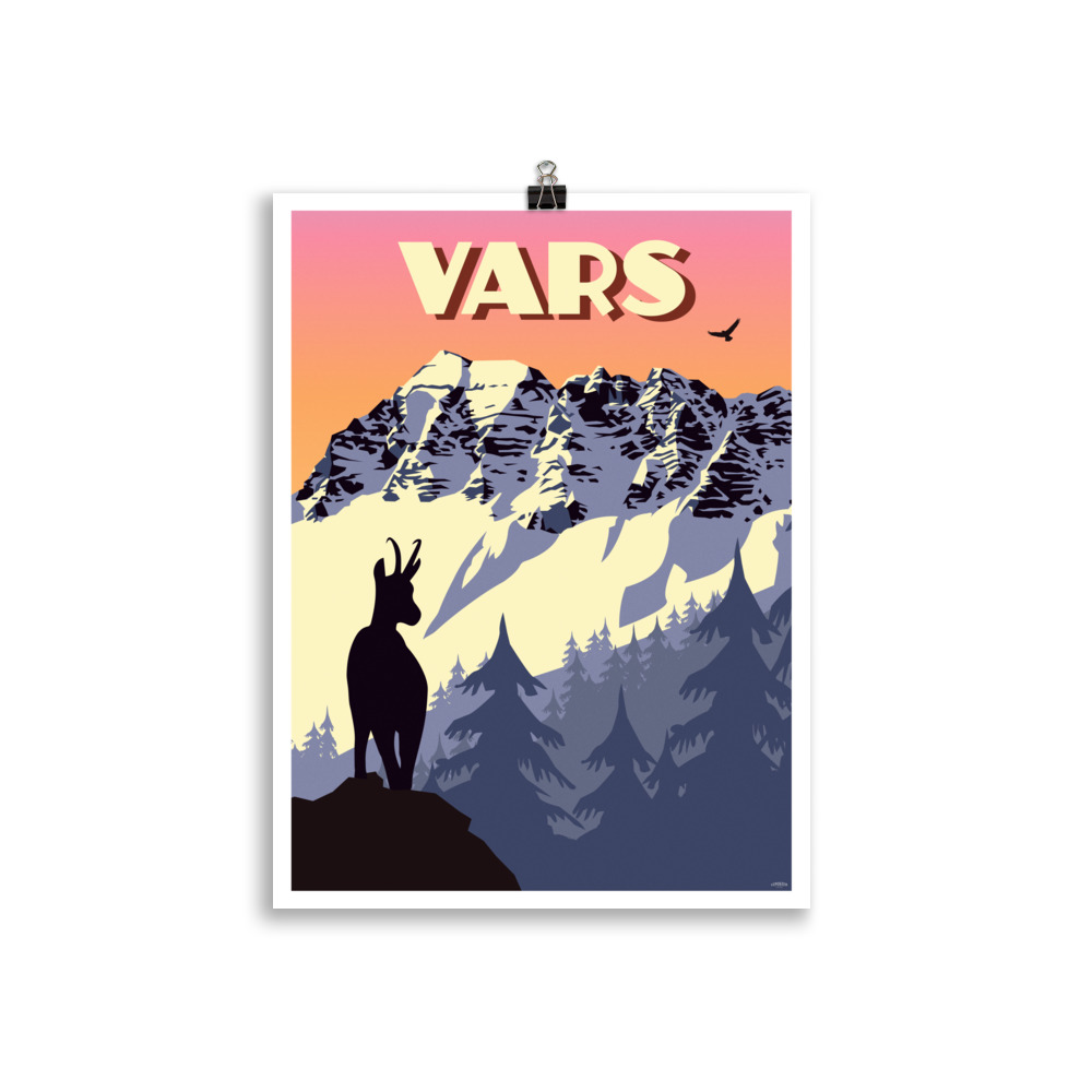 Poster Travel Vintage "Vars, Eyssina Sunshine" – Image 2