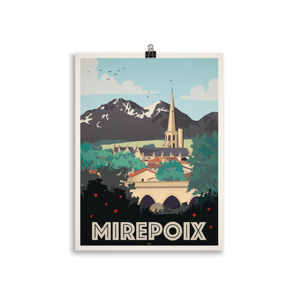 Poster Travel Vintage "Mirepoix" – Image 2