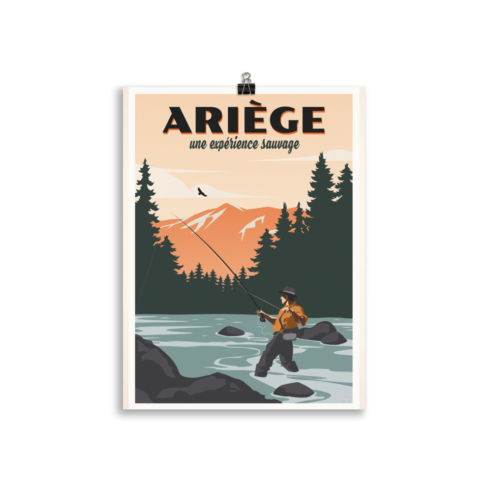 Poster Travel Vintage "Ariège, expérience sauvage" – Image 2