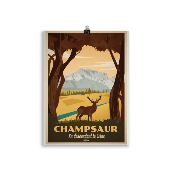 Poster Vintage "Champsaur, le Drac" – Image 2