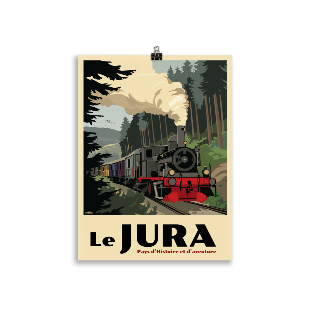 Poster Vintage "Le Jura pays d'Histoire et d'aventure" – Image 2