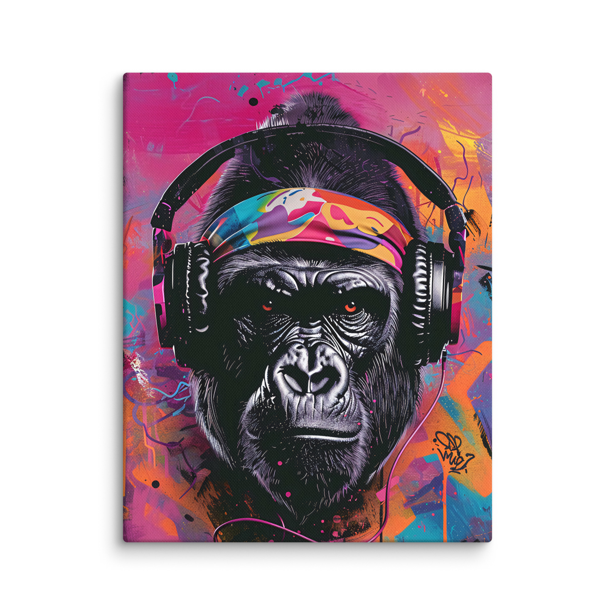 Toile PopArt "DJ Gorilla" – Image 2