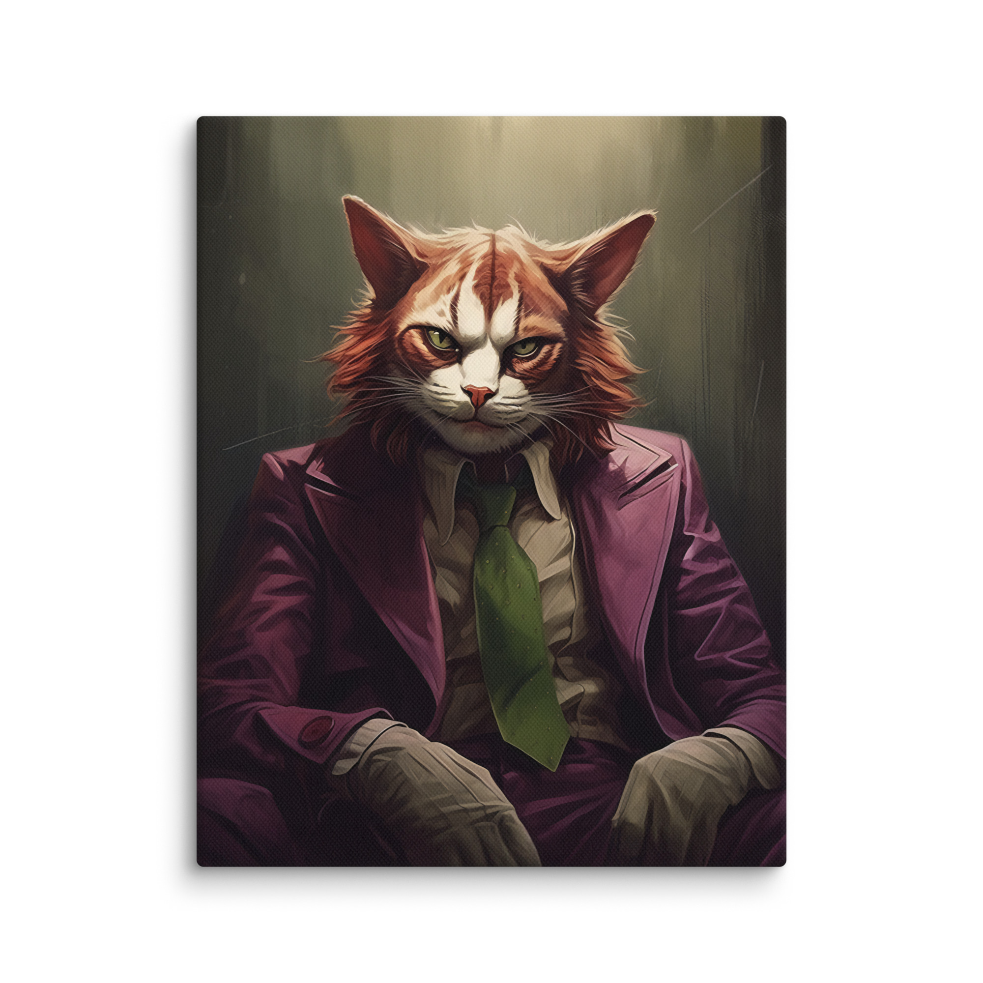 Toile Pop Art "Jocker Cat" – Image 2