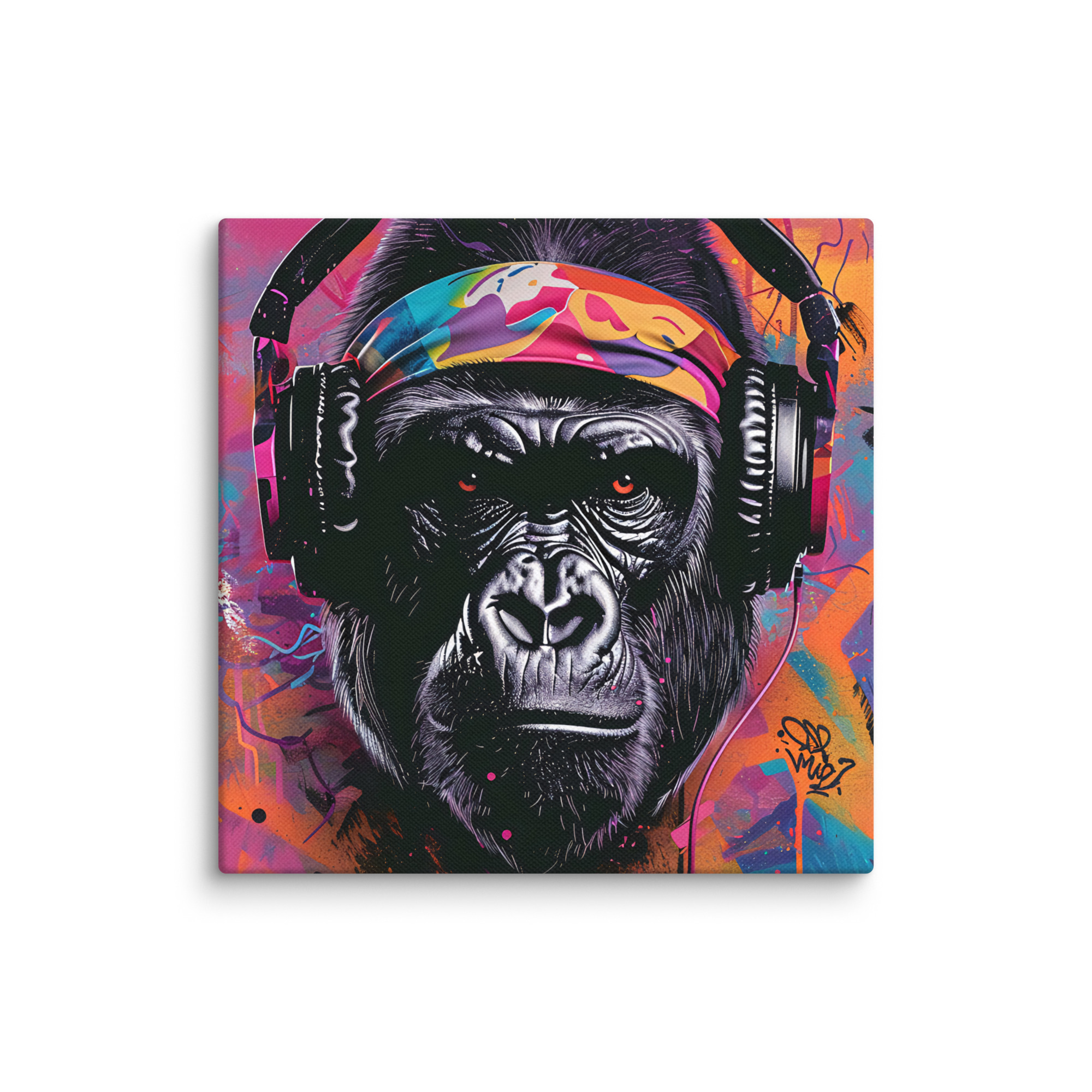 Toile PopArt "DJ Gorilla" – Image 7