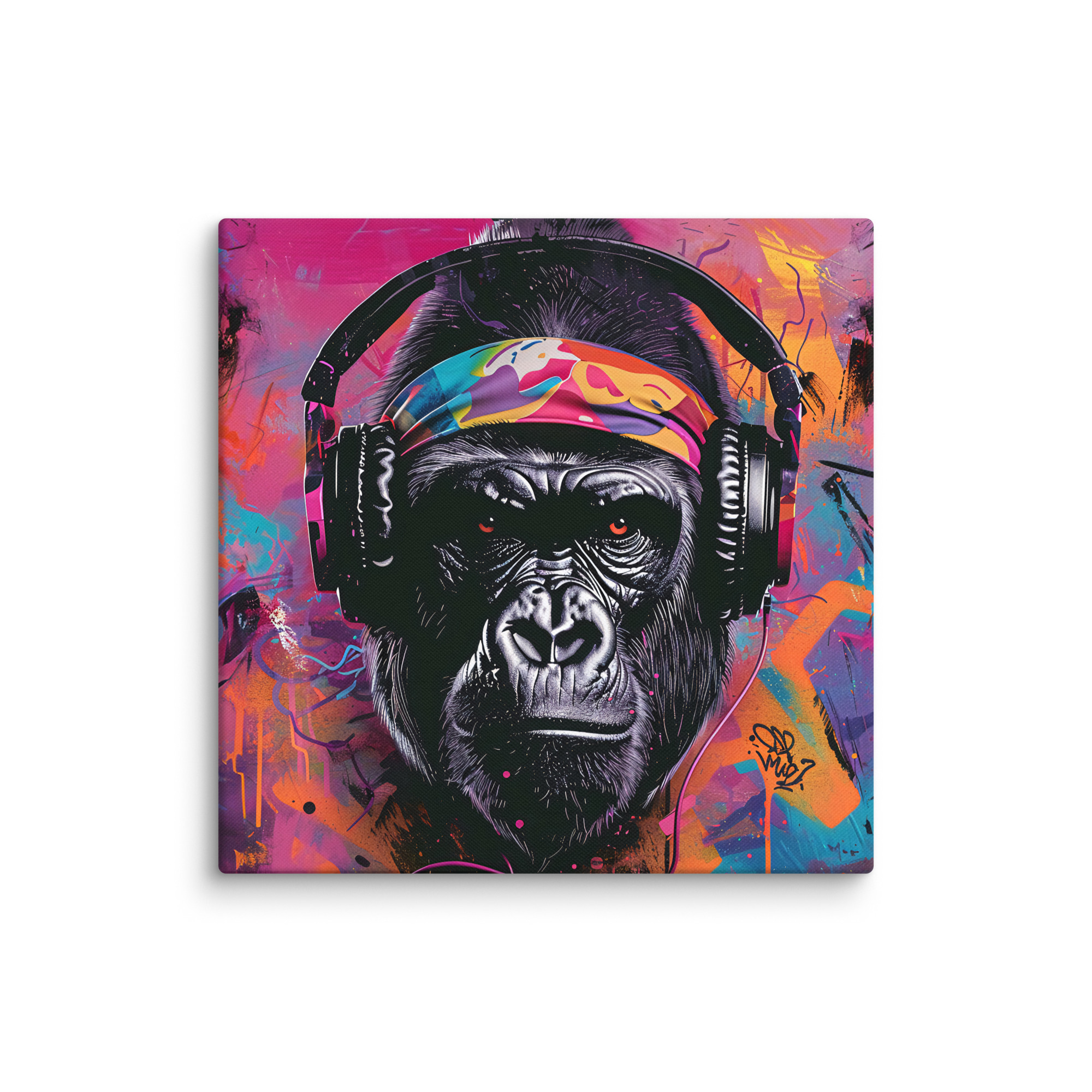 Toile PopArt "DJ Gorilla" – Image 4